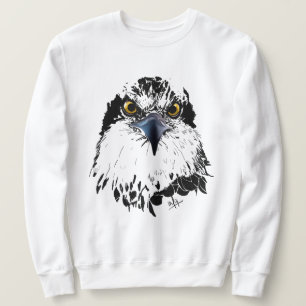 Moletom Osprey Desenho Olhos Pretos e Brancos