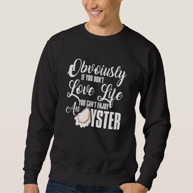 Moletom Ostra Sea Comida Pun Mollusk Animal Tee 1 (Frente)