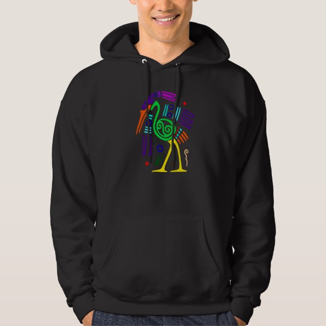 Moletom Ostrich Como Cheio Animal De Cores (Frente)