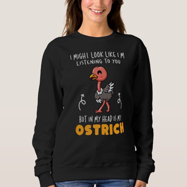 Moletom Ostrich Cute Ostrich (Frente)