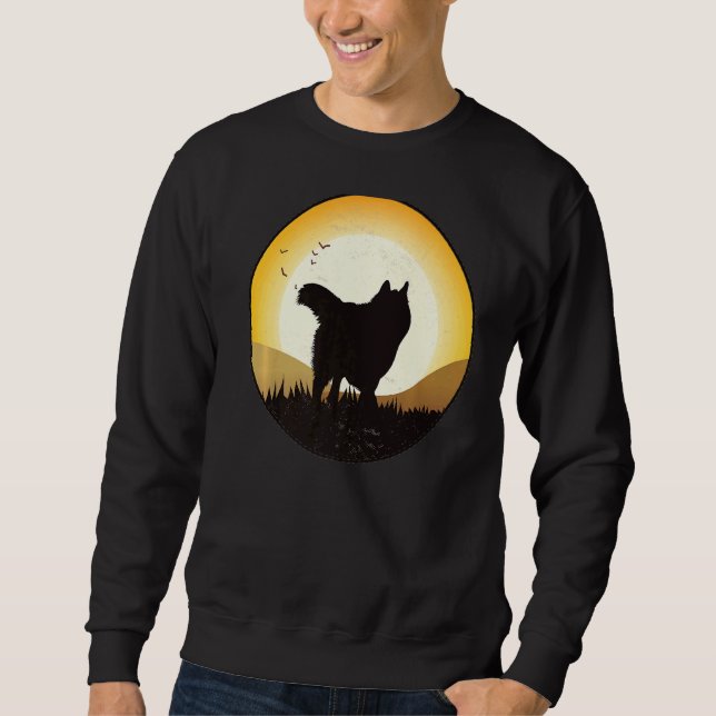 Moletom Otaku Huskie Dog Retro 7 (Frente)