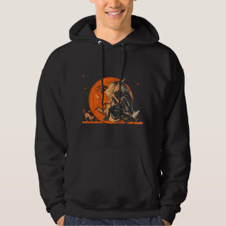 Moletom Ótima Bruxa Vintage e Lua Halloween