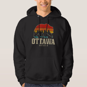 Moletom Ottawa Ontario Canada Bear Nature Vintage Grizzly