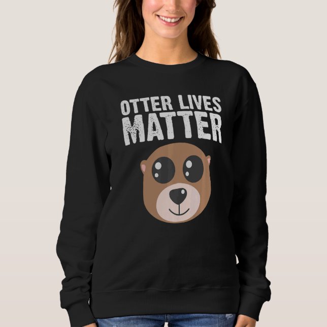Moletom Otter Animal For Men Women Sea Otter Mammals (Frente)