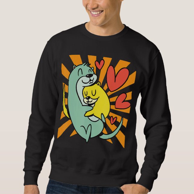 Moletom Otter Hugging (Frente)
