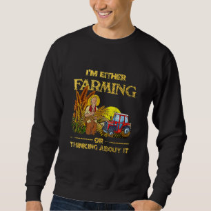 Moletom Ou Estou Fazendo Agricultura Ou Pensando Nisso, Fa