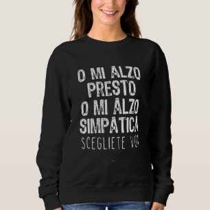 Moletom Ou Eu Levanto Cedo Ou Levanto Uma Bela Ironia