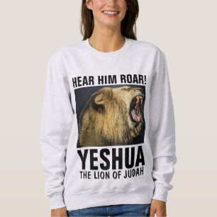 Moletom OUÇA O RAIO DELE! YESHUA, LÍÃO DE JUDAH T-Shirts
