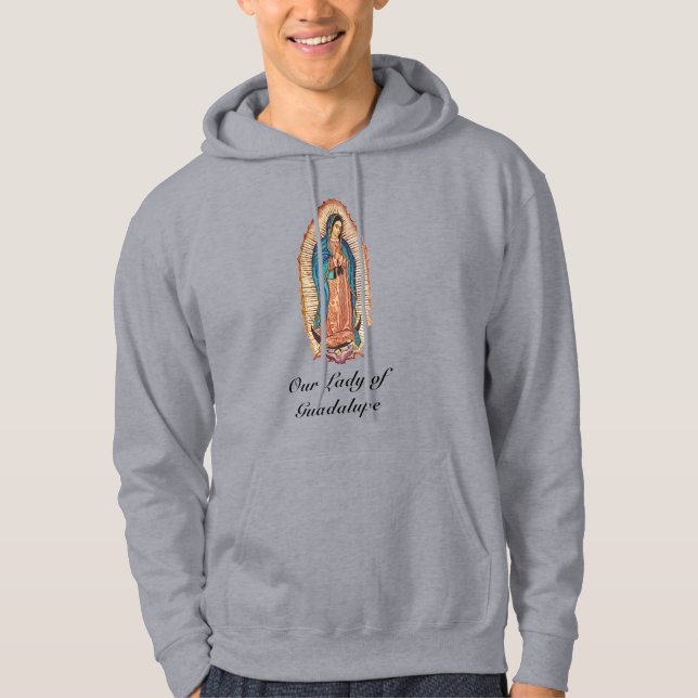 Moletom Our Lady of Guadalupe Miraculous Tilma Fine Art (Frente)