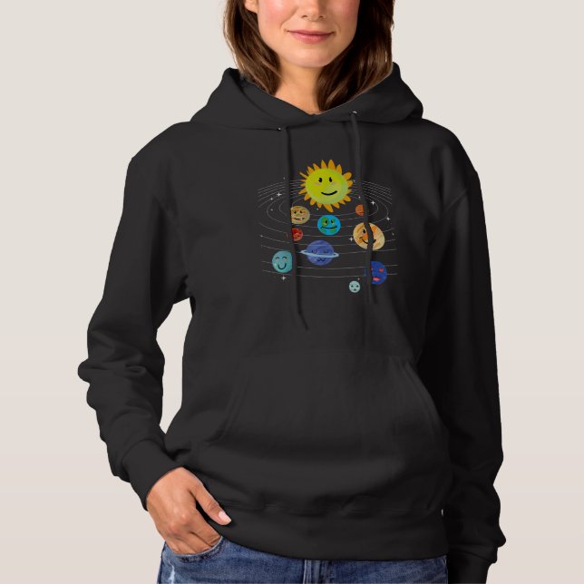 Moletom Our Solar System planet Science Education Space bo (Frente)