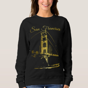 Moletom Ouro da Califórnia Ponte Vintag