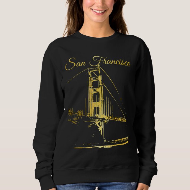 Moletom Ouro da Califórnia Ponte Vintag (Frente)