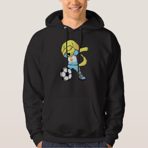 Moletom Ouro do Dab Retriever Argentina Soccer Fan Jersey 
