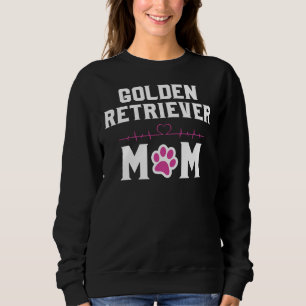 Moletom Ouro Retriever Mãe - Cabeça De Coração