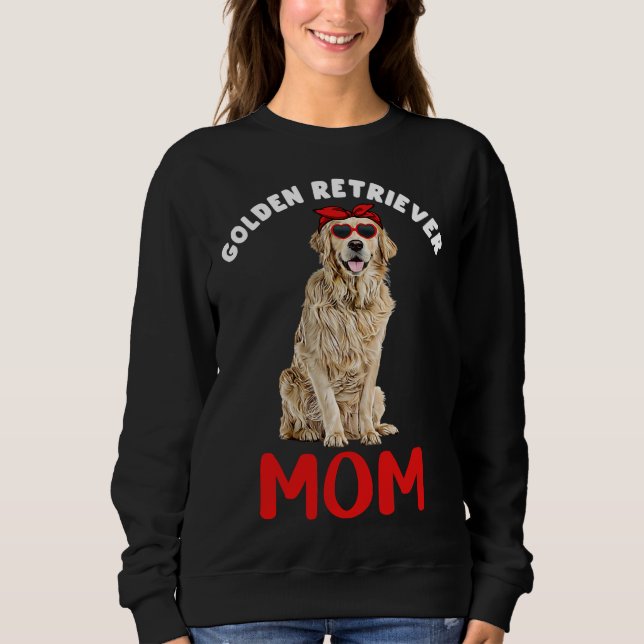 Moletom Ouro Retriever Mãe Cachorro (Frente)