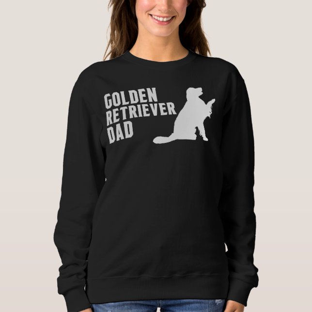 Moletom Ouro Retriever Pai Silhouter (Frente)