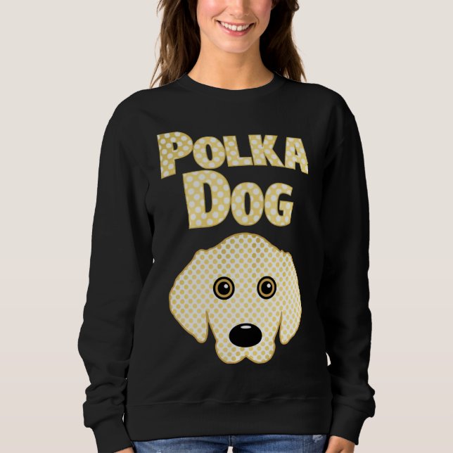 Moletom Ouro Retriever Polka Dog (Frente)