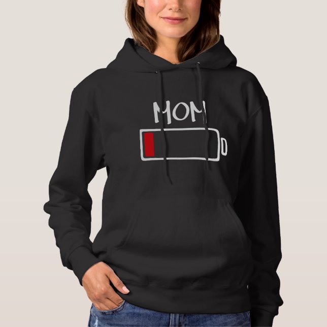 Moletom Out of Batteries – Mom (Frente)