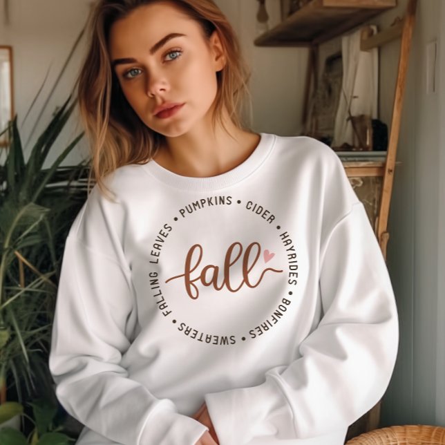 MOLETOM OUTONO ESQUEMA DEIXAS DE QUEDA, CIDER, BOMBEIROS (Criador carregado)