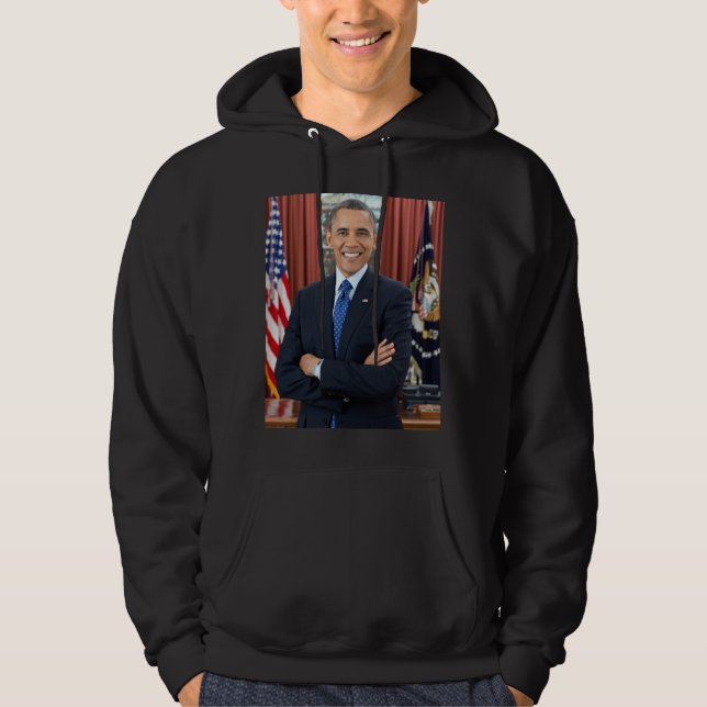 Moletom Oval Office Portrait, Obama Barack Presidente dos  (Frente)