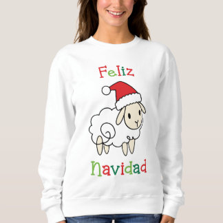Moletom Ovelha de Natal Fofa – Feliz Navidad