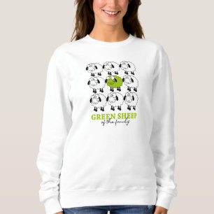 Moletom Ovelha Verde da Família, Vegan