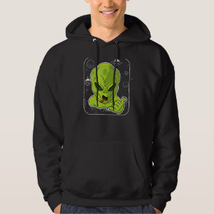 Moletom OVNI (Alienígena Verde) Alienígena Verde extraterr