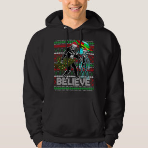 Moletom OVNI Bigfoot Alienígena Alienígena de Natal Bigfoo