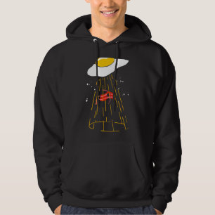 Moletom Ovo Abduzindo Bacon Ufo Alienígena Café da Manhã