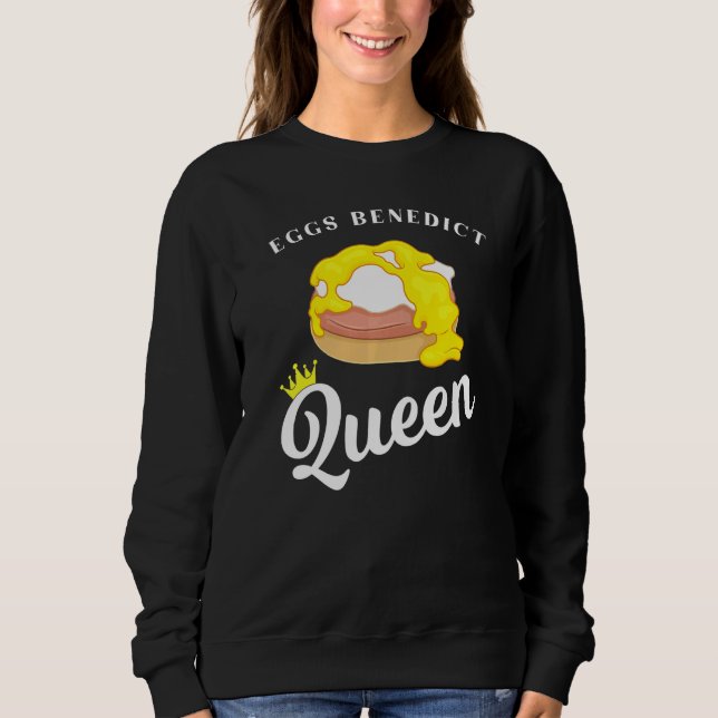 Moletom Ovos Benedict Queen Breakfast Comida Cote (Frente)