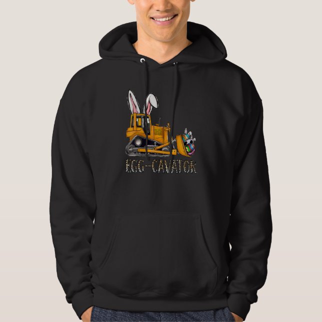Moletom Ovos Cavator Bunny Trator Leopard Ovos Happy East (Frente)