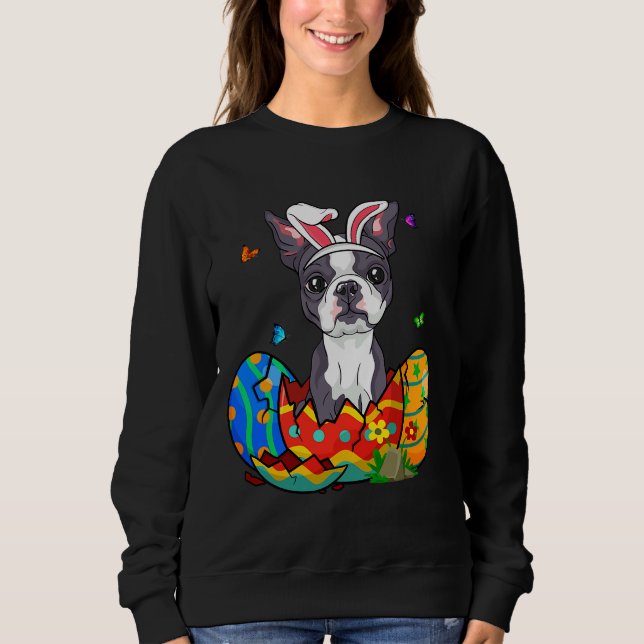 Moletom Ovos de Páscoa Cachorro Francês (Frente)