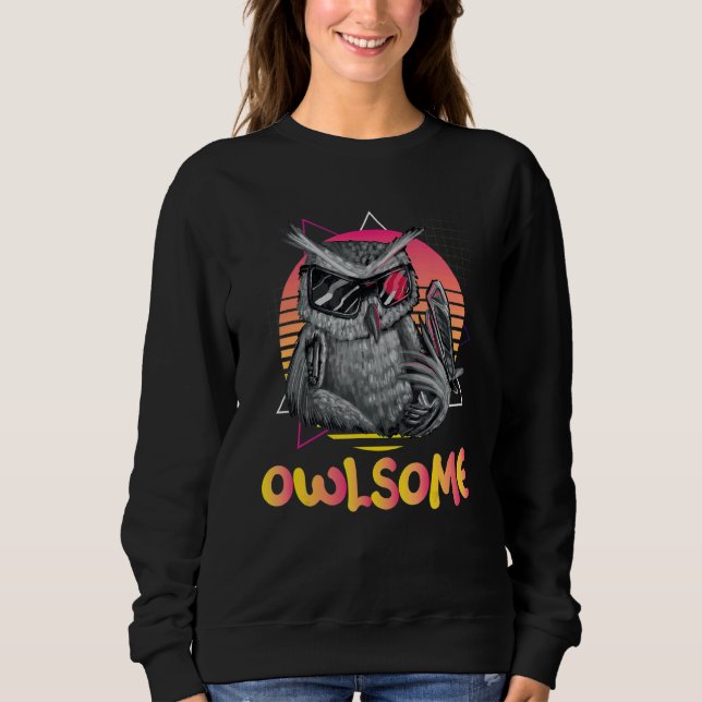 Moletom Owlsome Owl  Nocturnal Bird Owl Whisperer (Frente)