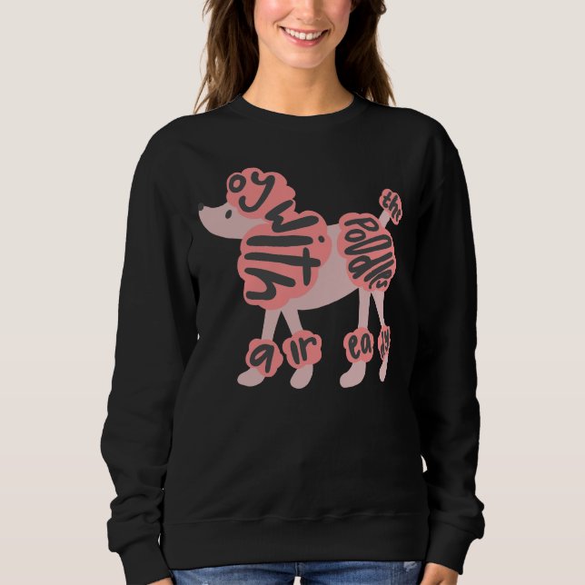 Moletom Oy com Poodles Já (Frente)