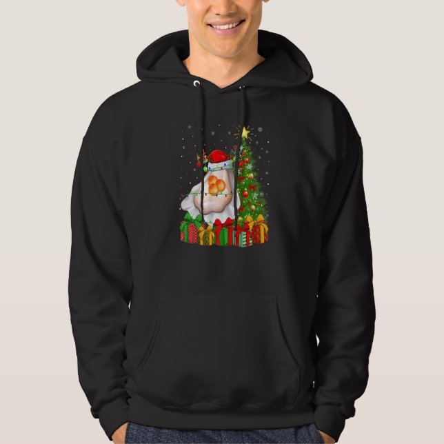 Moletom Oyster  Xmas Holiday Santa Oyster Christmas Tree (Frente)