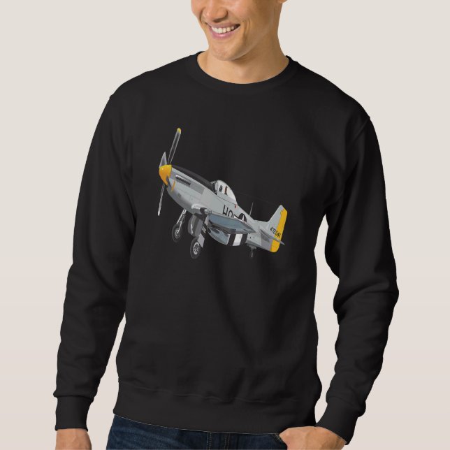Moletom P 51 Mustang Wwii (Frente)