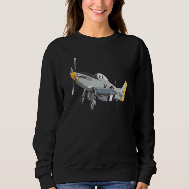 Moletom P 51 Mustang Wwii (Frente)