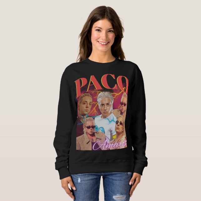 Moletom PACO Amaroso Retro Bootleg Collage T-Shirt  (Frente Completa)