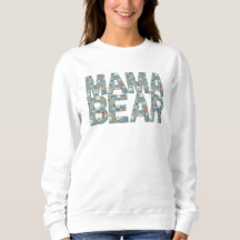 Padrão Aconchegante Floral Ditsy da Mamãe Urso