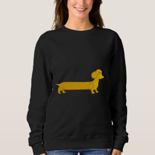 Moletom Padrão Colorido Divertido do Cão Dachshund