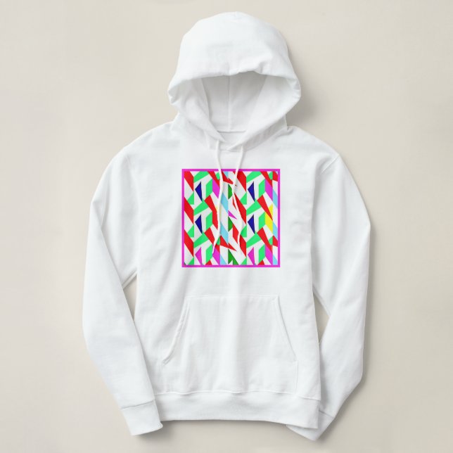 Moletom Padrão cromático colorido (Frente do Design)