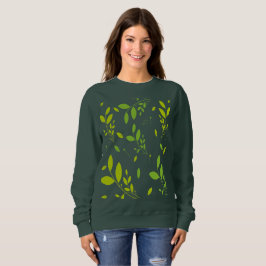 Moletom padrão das folhas