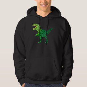 Moletom Padrão de Bolinhas do Dot Day TRexs Dinossaur Love