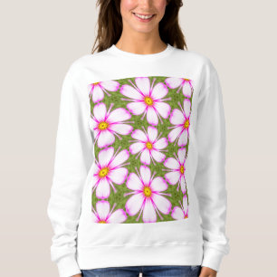 Moletom Padrão de Flores do Cosmos