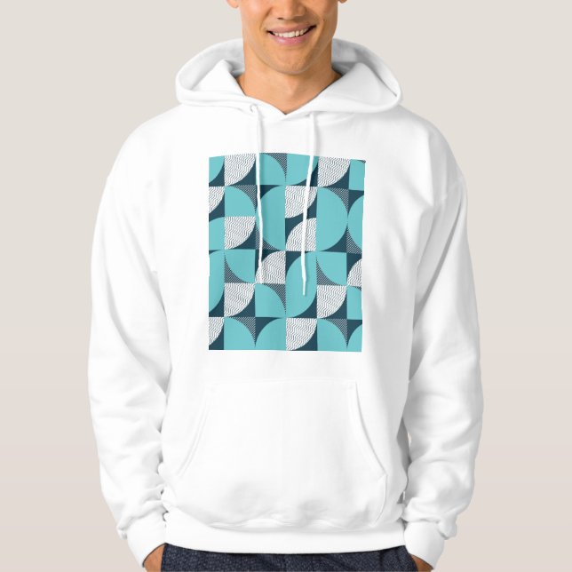 Moletom Padrão de forma geométrica criativa (Frente)