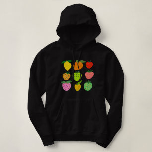 Moletom Padrão de fruta colorido