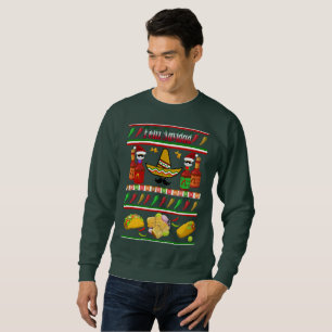Moletom Padrão de Sweater Feliz Navidad Ugly