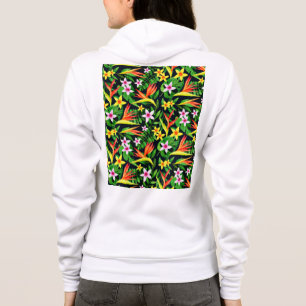 Moletom Padrão Floral de Flores e Frutas em Aquarela-23768