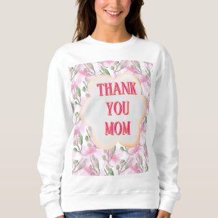 Moletom Padrão floral em aquarela personalizado e customiz