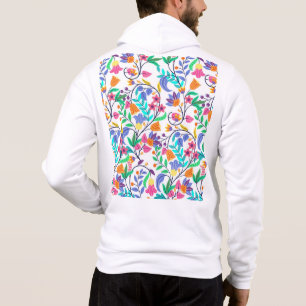 Moletom Padrão Floral Exótico Colorido-23147